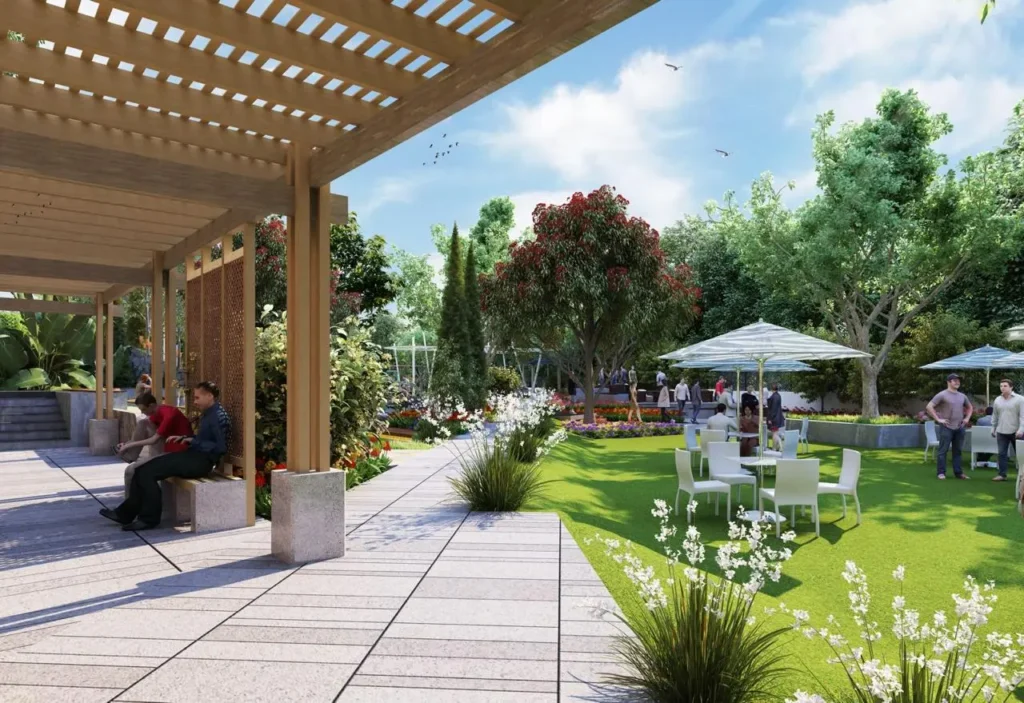 Goyal ECity OutdoorSeating Area 1024x703